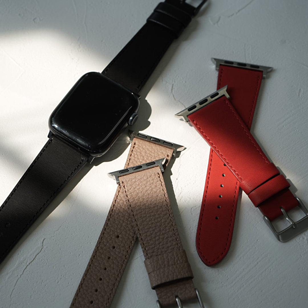 レザーウォッチバンド AppleWatch用 エンボスレザー