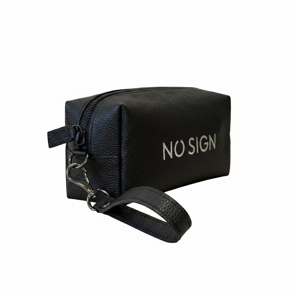 レザーミニショルダーバッグ（2WAY）｜ トラベルハンディポーチ ｜NO SIGN｜日本製レザーブランド