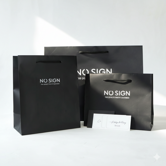 日本製 レザーブランド NO SIGN ギフトセット