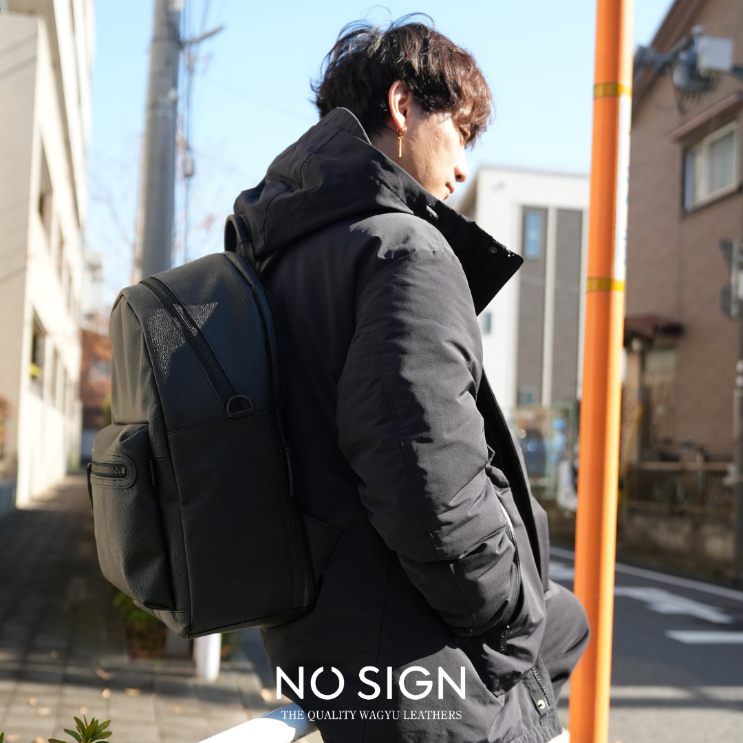 大容量 バックパック｜日本製レザーブランド｜NO SIGN
