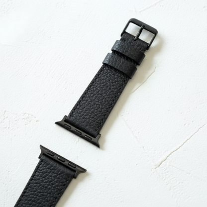 レザーウォッチバンド AppleWatch用 エンボスレザー NSE25-001BK NSE25-001BE NSE25-002BK NSE25-002BE NO SIGN