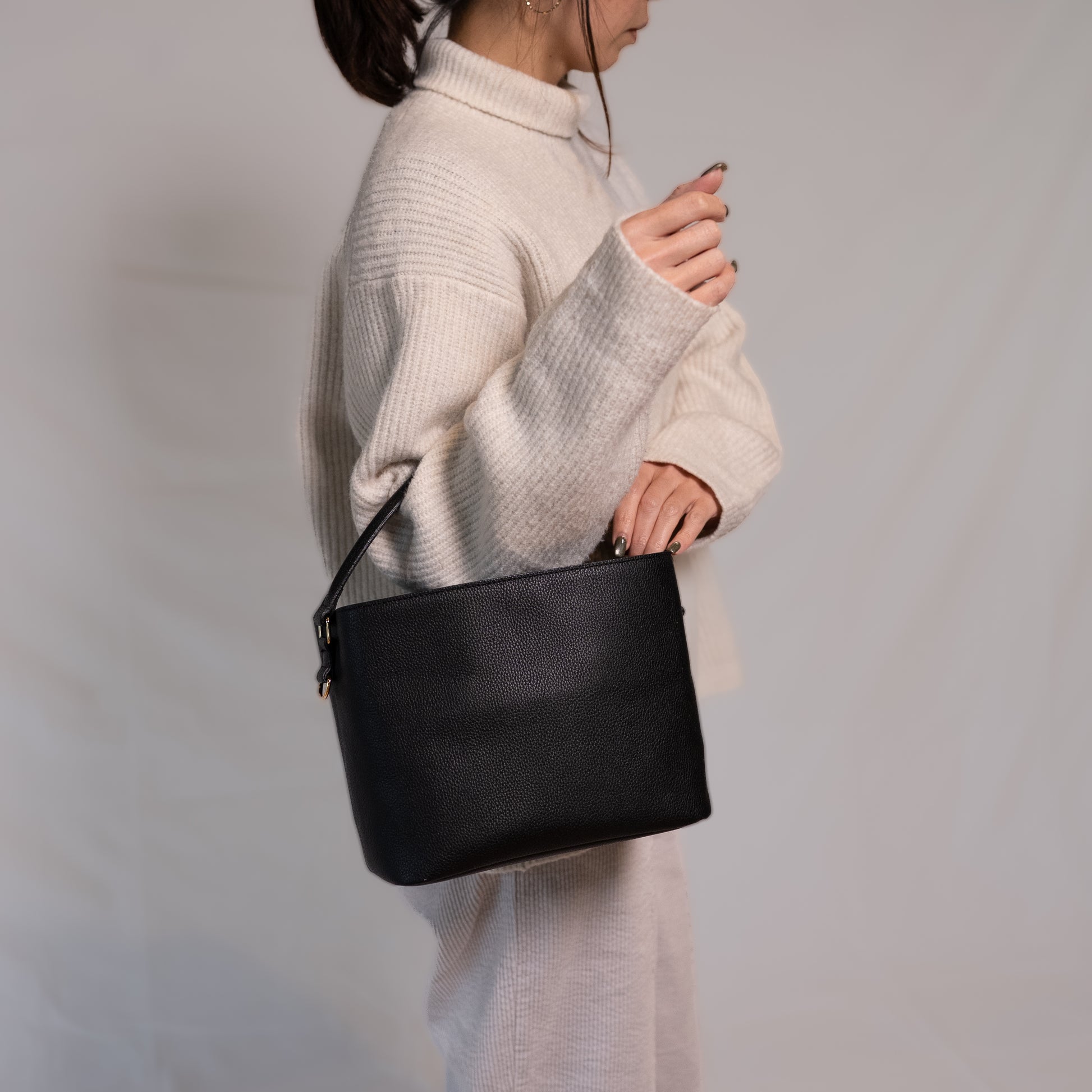 2WAY ミニバッグ NSE25-006BK NO SIGN