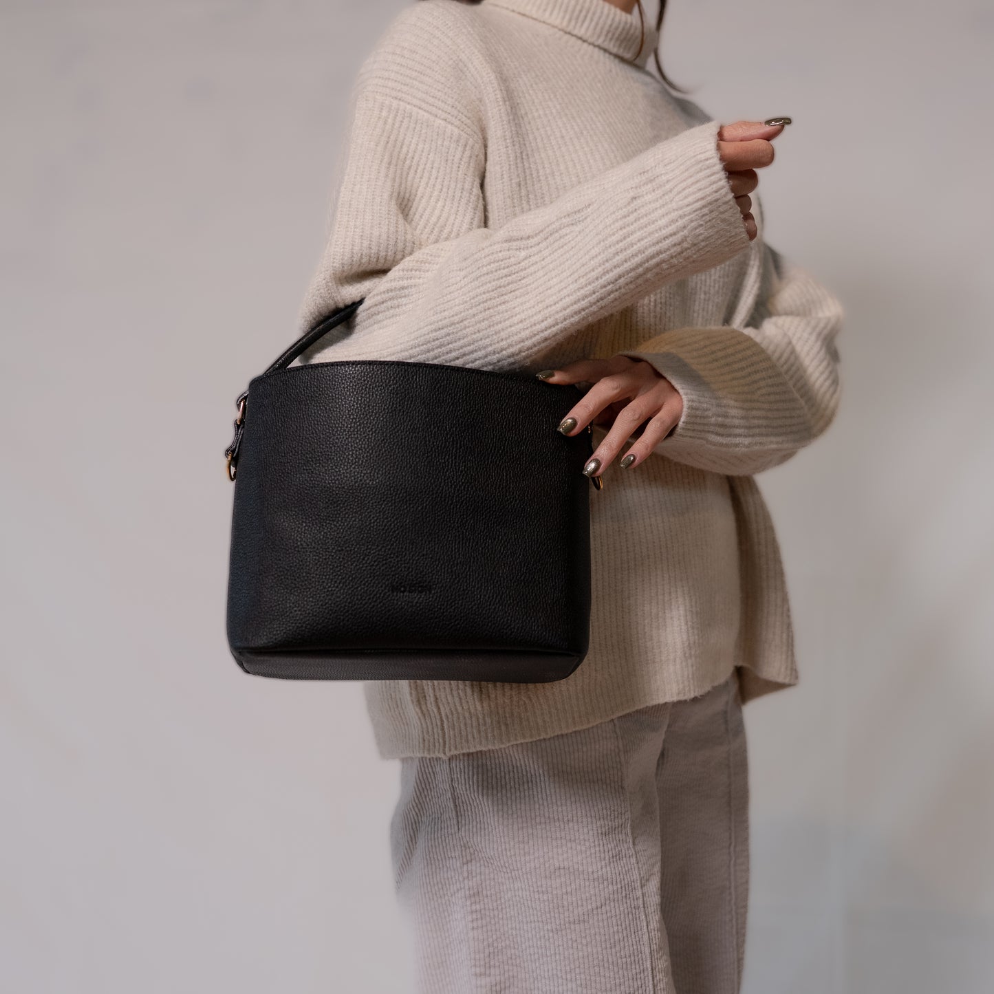 2WAY ミニバッグ NSE25-006BK NO SIGN