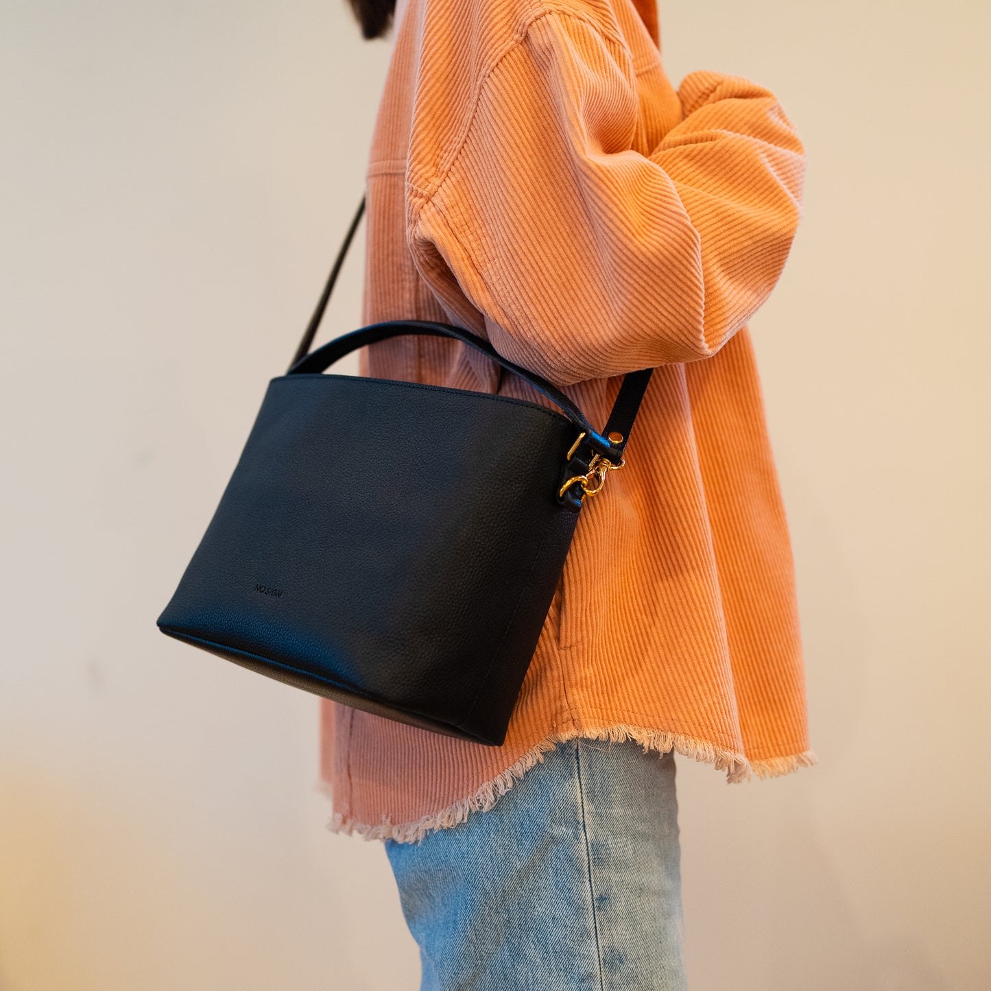 2WAY ミニバッグ NSE25-006BK NO SIGN