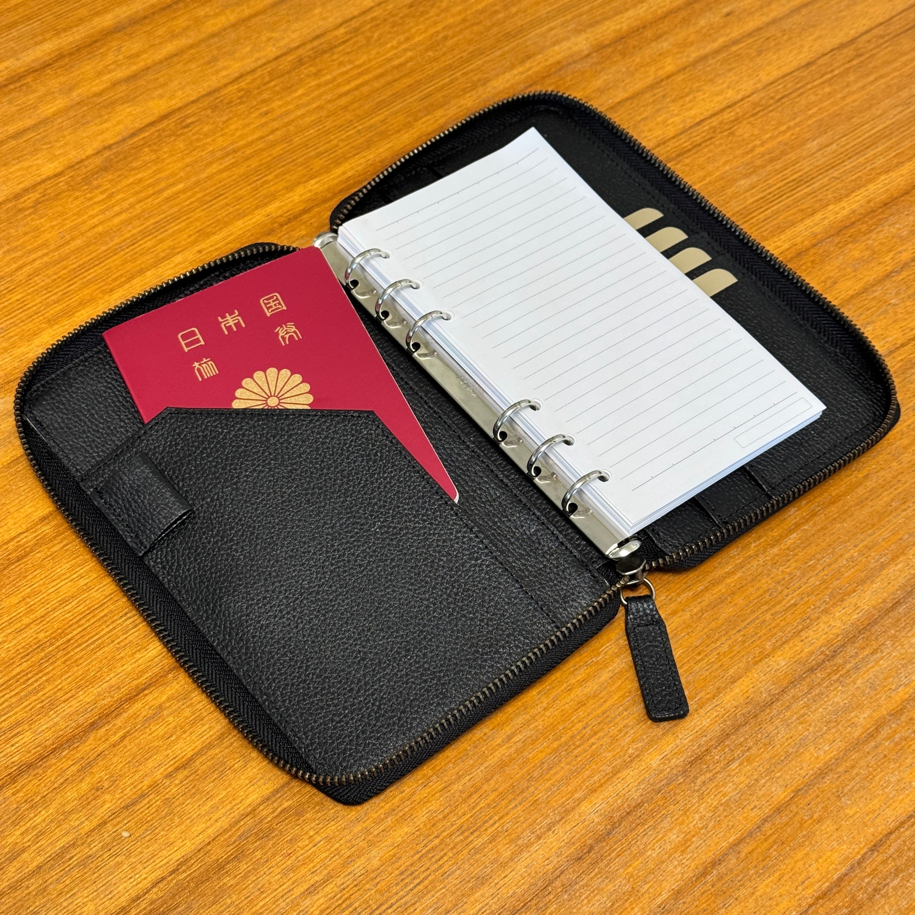 レザー システム手帳 バイブルサイズ｜日本製 本革 手帳カバー 高級