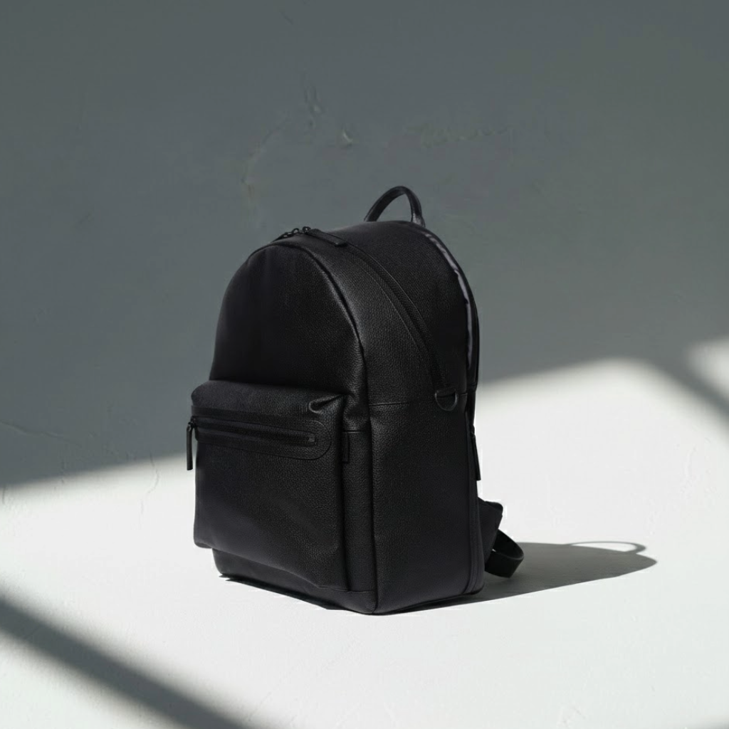 レザー バックパック　NSE25-004BK NO SIGN