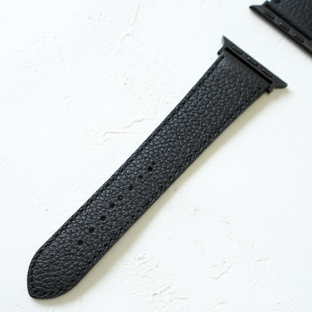 レザーウォッチバンド AppleWatch用 エンボスレザー NSE25-001BK NSE25-001BE NSE25-002BK NSE25-002BE NO SIGN
