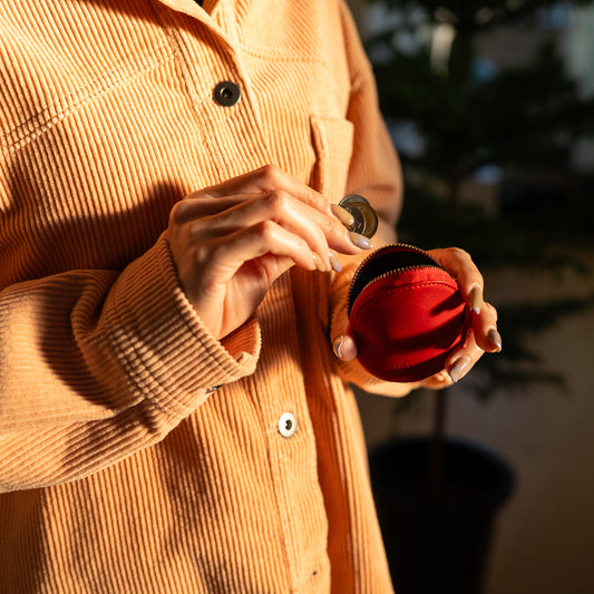 コインケース［レッド］NS23-002RD NO SIGN