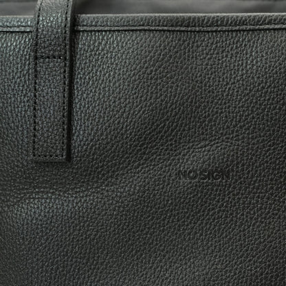 レザー トートバッグ M NSE24-013BK NO SIGN