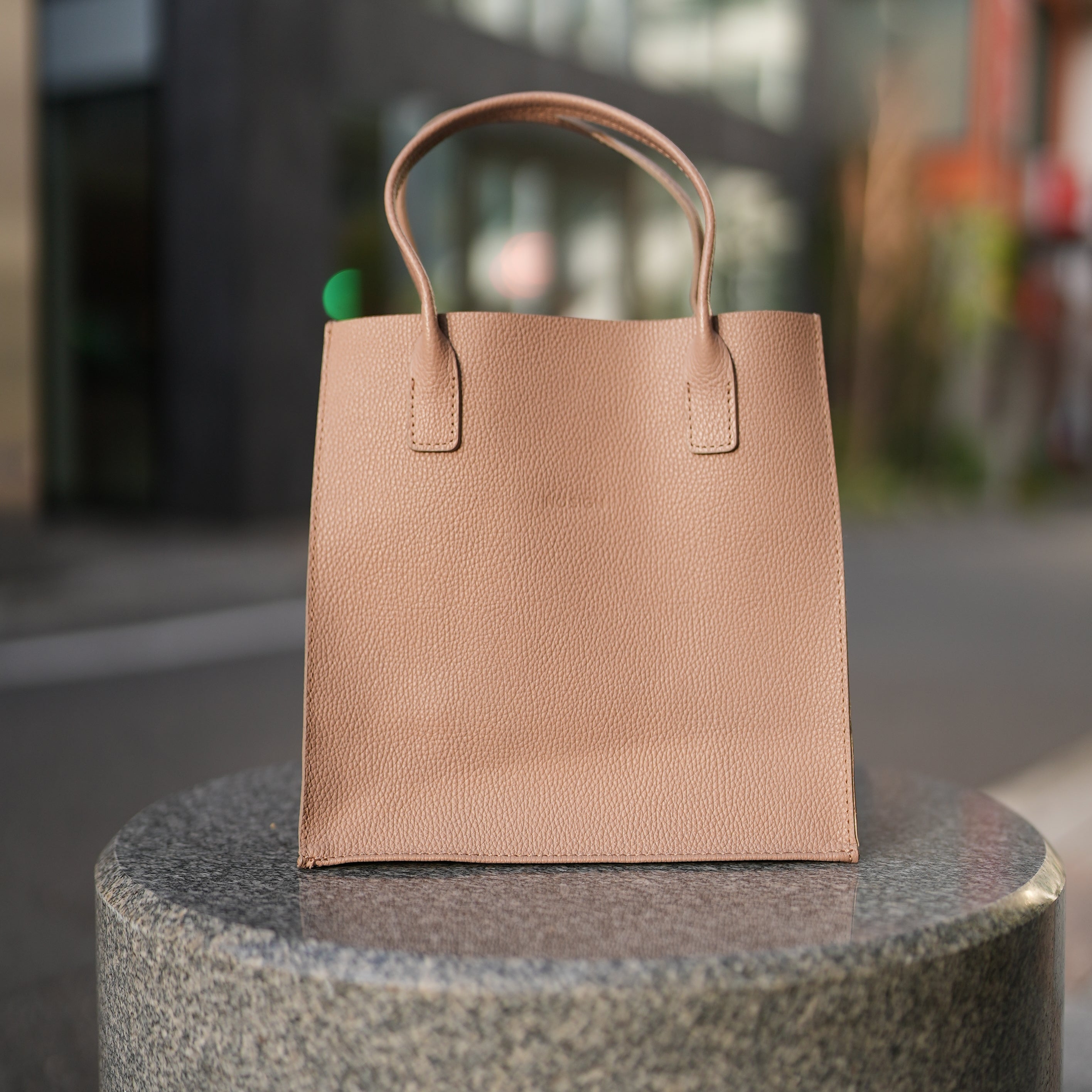 mnmnさま　トートバッグ　専用ページ レザー ペーパーバッグ M｜ベージュ｜本革 和牛レザー トートバッグ