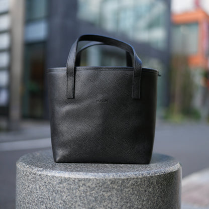 レザー トートバッグ M NSE24-013BK NO SIGN